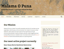 Tablet Screenshot of malamaopuna.org